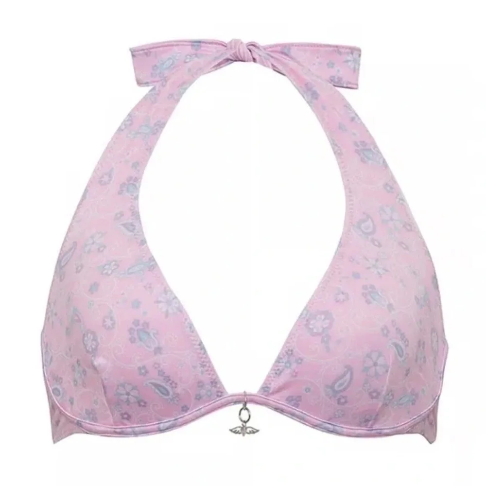 New! Frankies Bikinis Victorias Secret Estella Paisley Bikini Top 45528